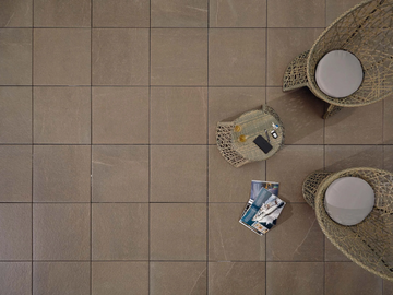 COLOSSEO PORPHYRBRAUN - Outdoor floor tiles with stone effect by PIETRA SINTERIZZATA - view 2